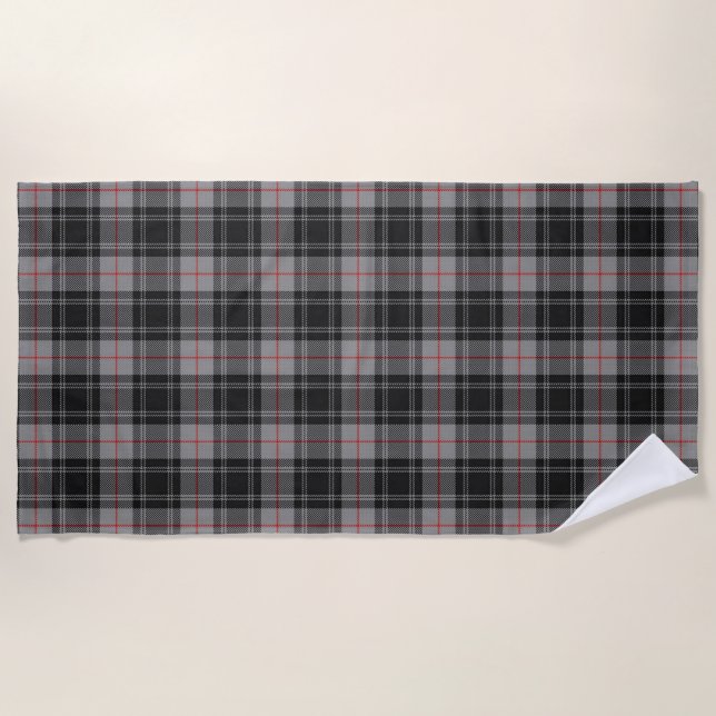 Scottish Accents Clan Moffat Tartan Strandtuch (Vorderseite)