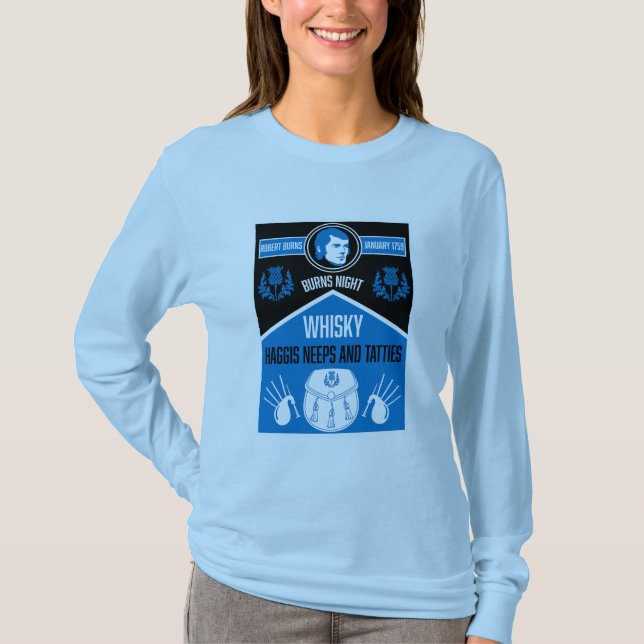Scottish Burns Night T-Shirt (Vorderseite)