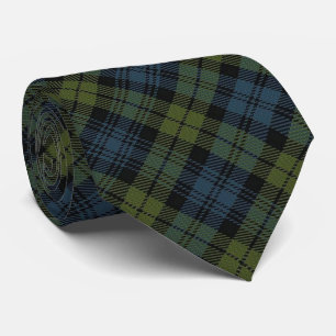 Scottish Campbell C Monogram Tartan Krawatte