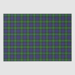 Scottish Campbell Family Tartan Pattern Seidenpapier