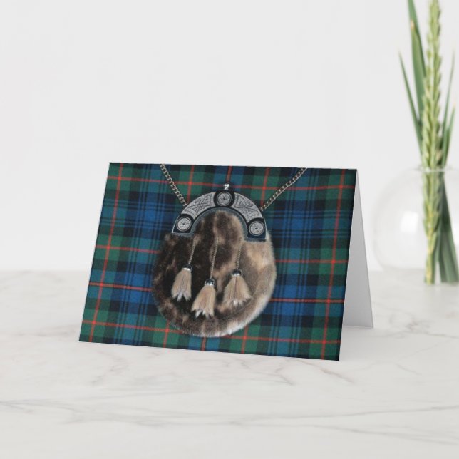 Scottish Card Feiertagskarte (Vorderseite)