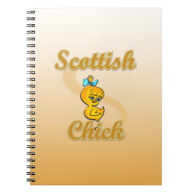 Scottish Chick Notizblock (Vorderseite)