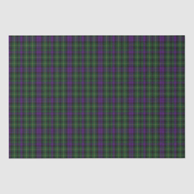 Scottish Clan Abercrombie Tartan Seidenpapier (Vorderseite)