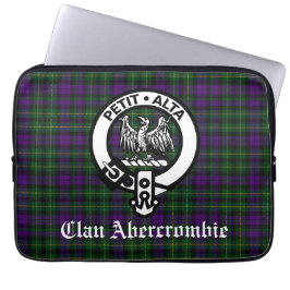 Scottish Clan Abercrombie Wappen & Tartan Laptopschutzhülle