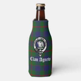 Scottish Clan Agnew Wappen & Tartan Flaschenkühler