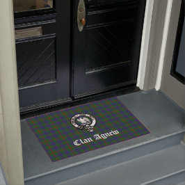 Scottish Clan Agnew Wappen & Tartan Fußmatte