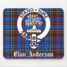 Scottish Clan Anderson Wappen & Tartan