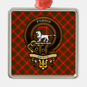Scottish Clan Bruce Abzeichen und Wappen   Wappen Ornament Aus Metall