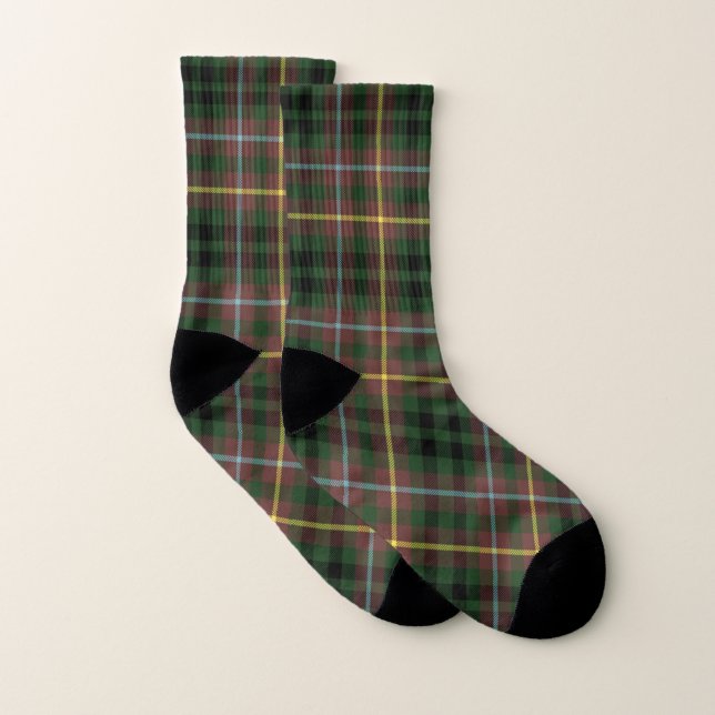 Scottish Clan Buchanan Hunting Tartan Kariert Socken (Paar)