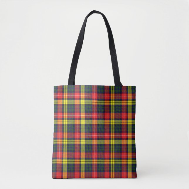 Scottish Clan Buchanan Modern Tartan Kariert Tasche (Vorderseite)