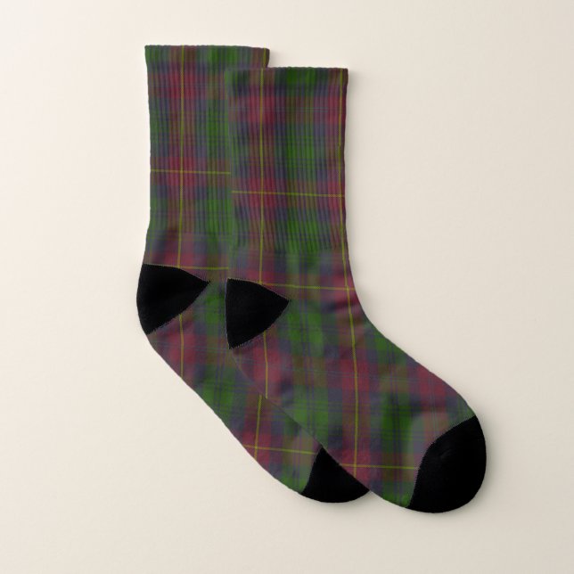 Scottish Clan Cairns Junting Tartan Kariert Socken (Paar)