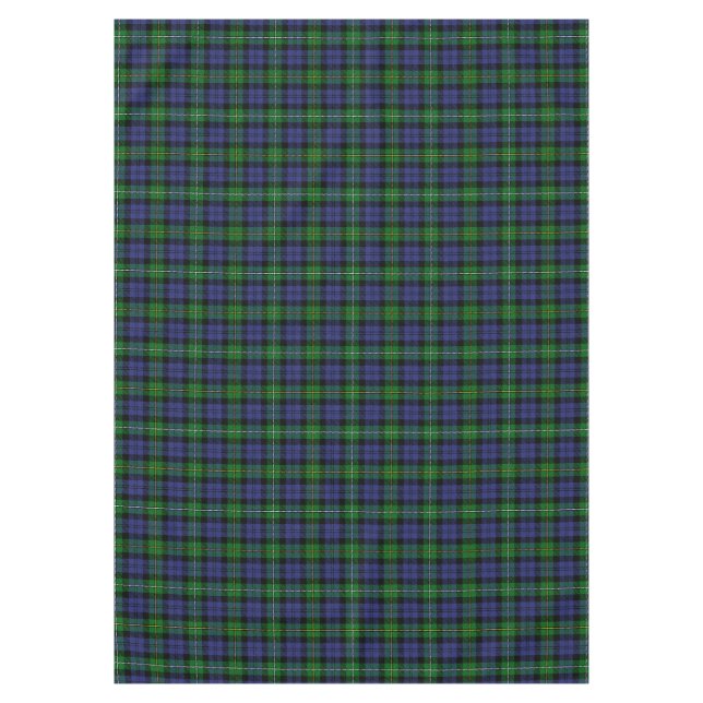 Scottish Clan Campbell, Loudoun Tartan Kariert Tischdecke (Vorderseite)