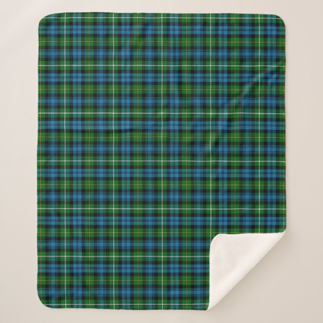 Scottish Clan Campbell of Argyll Tartan Kariert Sherpadecke (Vorderseite)