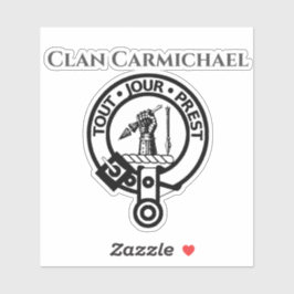 Scottish Clan Carmichael Wappen Abzeichen Sticker