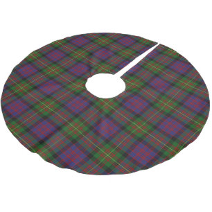 Scottish Clan Carnegie Tartan Polyester Weihnachtsbaumdecke