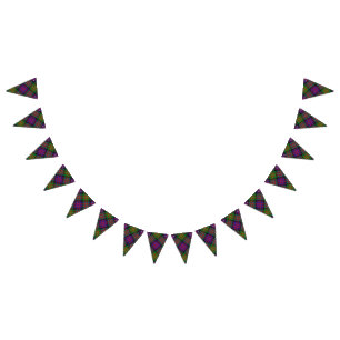 Scottish Clan Carnegie Tartan Wimpelkette