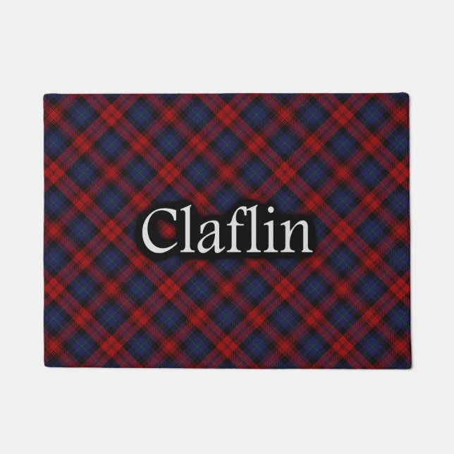 Scottish Clan Claflin MacLachlan Tartan Fußmatte (Vorderseite)