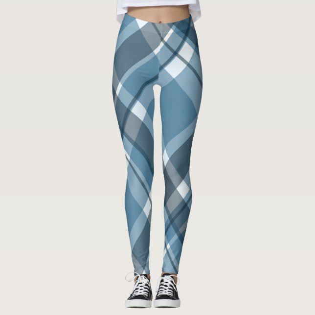 Scottish Clan Clark Tartan Karierte Leggings (Vorderseite)