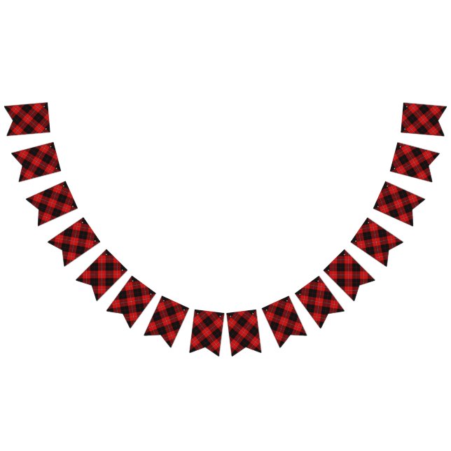 Scottish Clan Cunningham Tartan Wimpelkette (Alle)