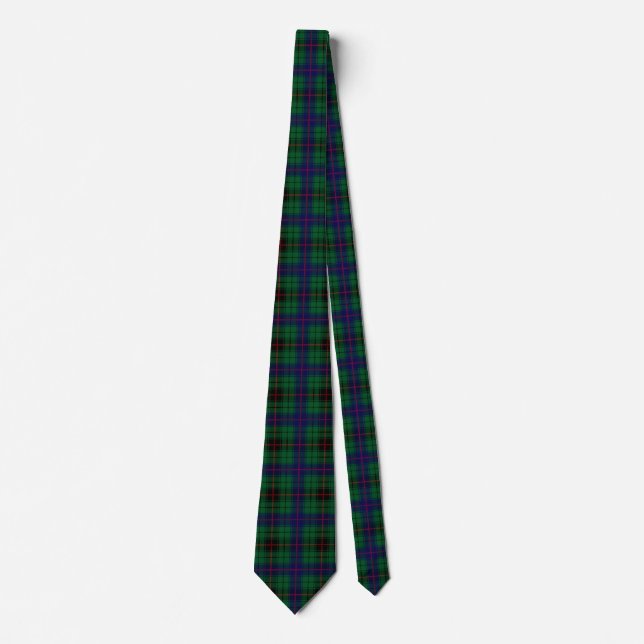 Scottish Clan Davidson Tartan Kariert Krawatte (Vorderseite)