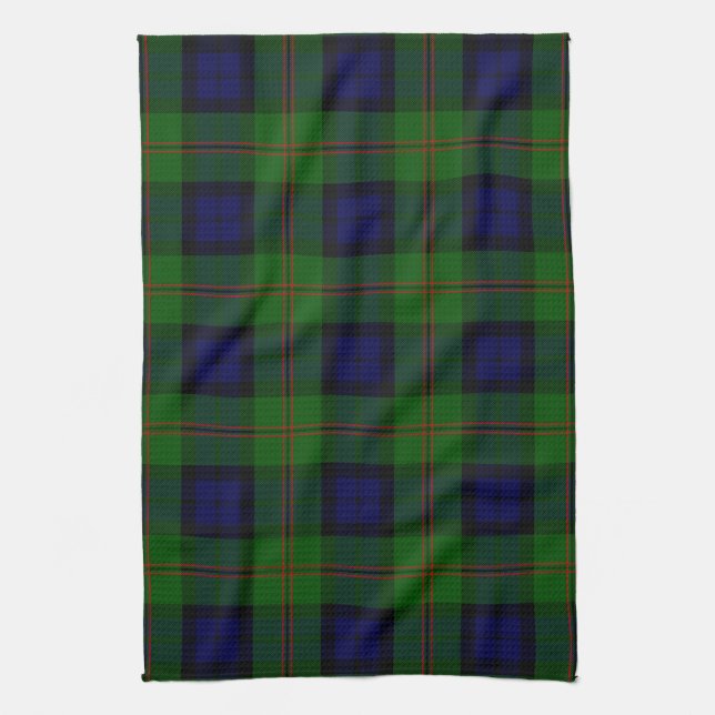 Scottish Clan Dundas Tartan Kariert Geschirrtuch (Vertikal)