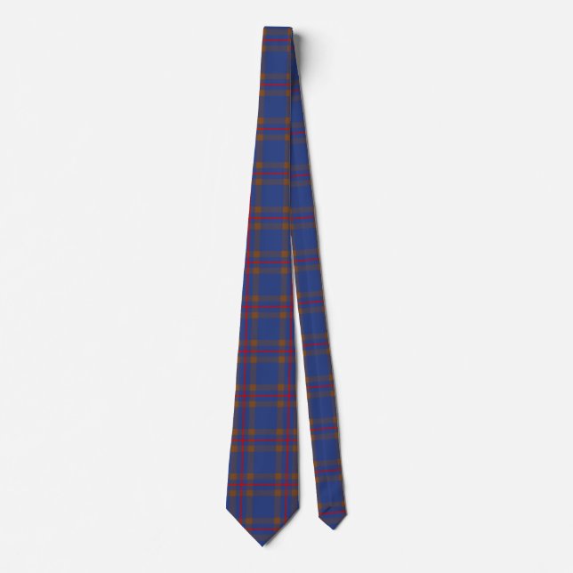 Scottish Clan Elliot Tartan Kariert Krawatte (Vorderseite)