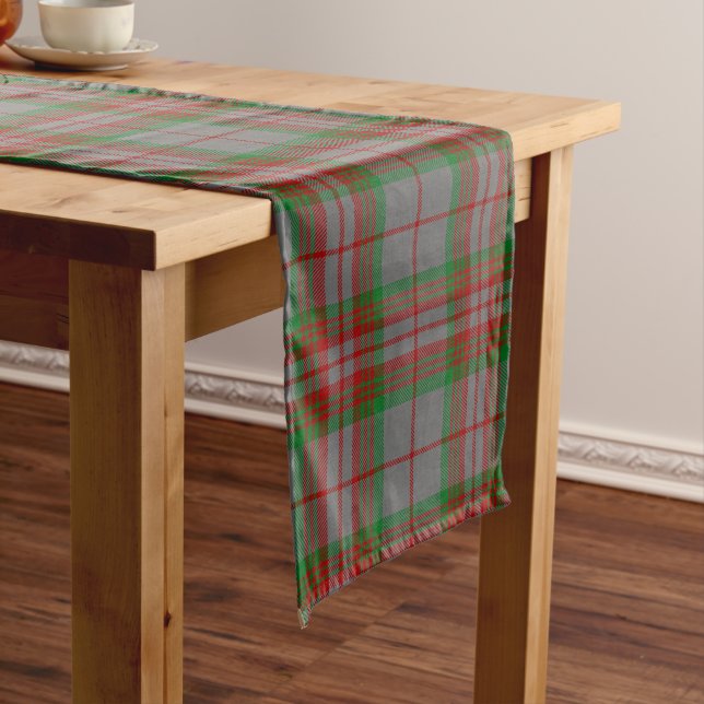 Scottish Clan Gray Tartan Kariert Großer Tischläufer (Beispiel)