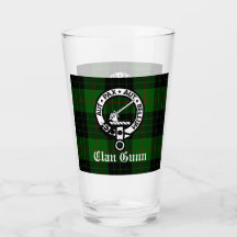 Scottish Clan Gunn Wappen Abzeichen und Tartan