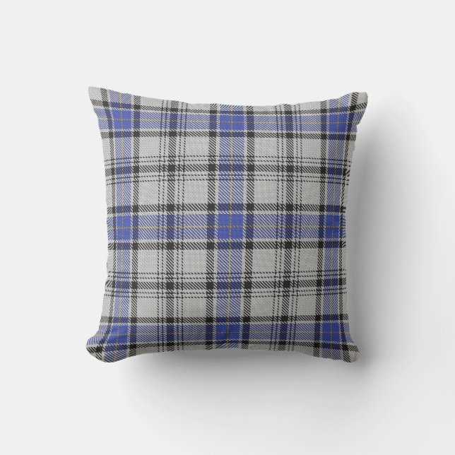 Scottish Clan Hannay Tartan Kissen Für Draußen (Vorderseite)