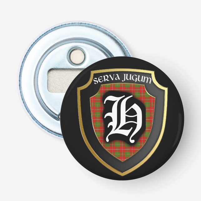 Scottish Clan Hay Bottle Opener Flaschenöffner (Vorderseite)