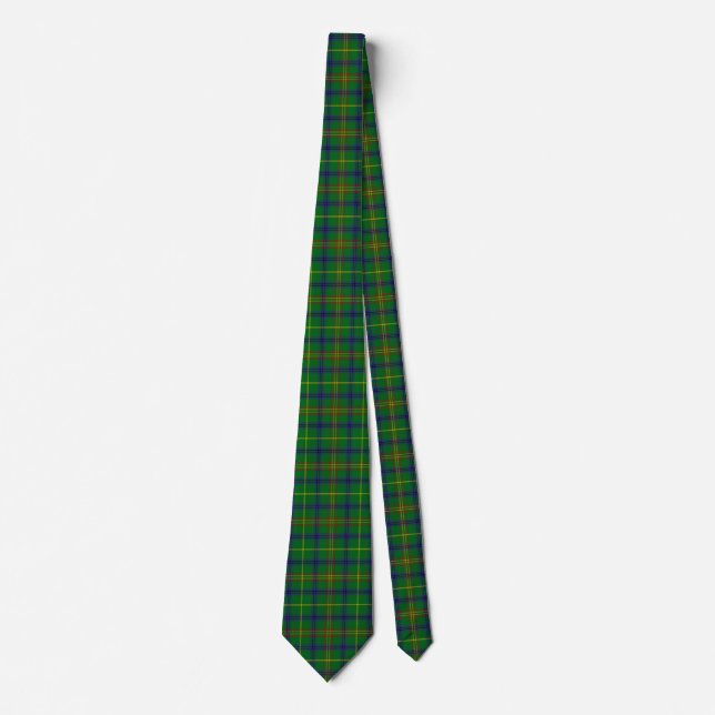 Scottish Clan Holmes Tartan Kariert Krawatte (Vorderseite)