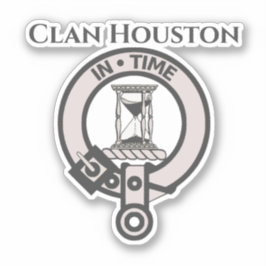 Scottish Clan Houston Wappen Abzeichen Sticker
