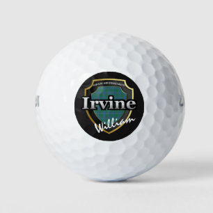 Scottish Clan Irvine personalisieren Ihren Namen Golfball