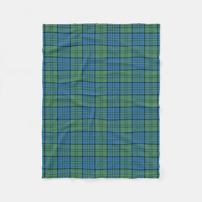 Scottish Clan Lockhart Tartan Kariert Fleecedecke (Vorderseite)