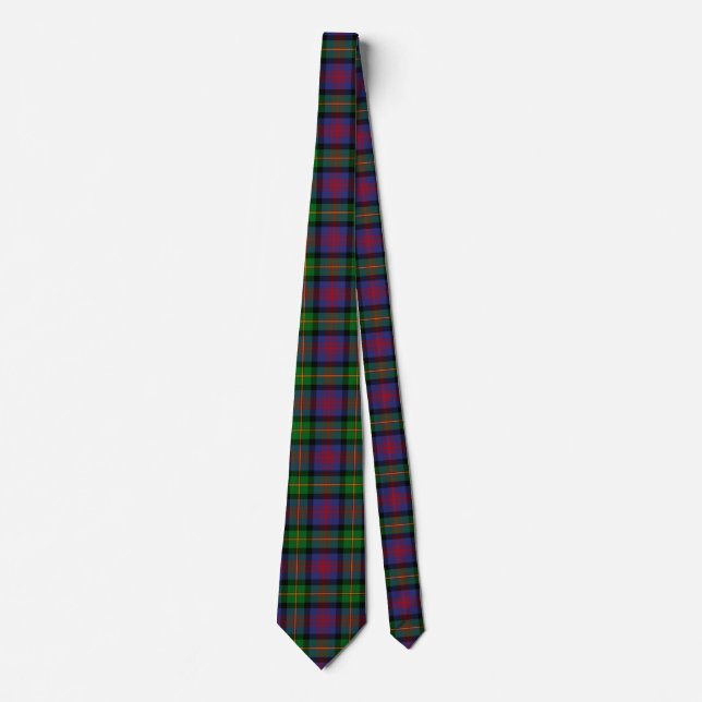Scottish Clan Logan Tartan Kariert Krawatte (Vorderseite)