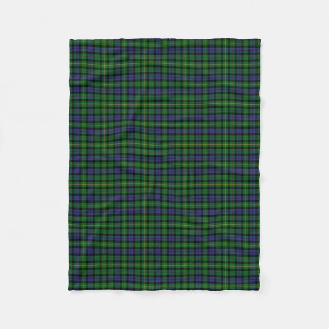 Scottish Clan MacBride Tartan Kariert Fleecedecke (Vorderseite)
