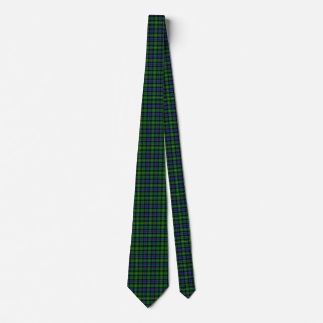 Scottish Clan MacBride Tartan Kariert Krawatte (Vorderseite)
