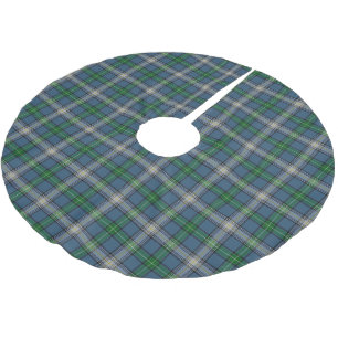 Scottish Clan MacDowall Tartan Polyester Weihnachtsbaumdecke