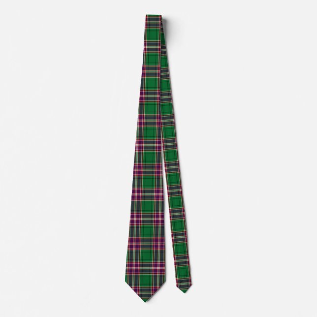 Scottish Clan MacFarlane Hunting Tartan Kariert Krawatte (Vorderseite)