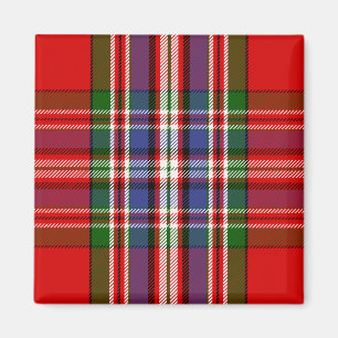 Scottish Clan MacFarlane Red Tartan Kariert Magnet