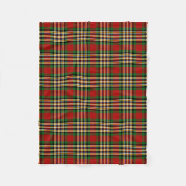 Scottish Clan MacGill Tartan Kariert Fleecedecke (Vorderseite)