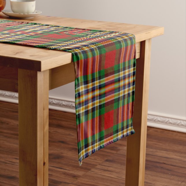 Scottish Clan MacGill Tartan Kariert Großer Tischläufer (Beispiel)