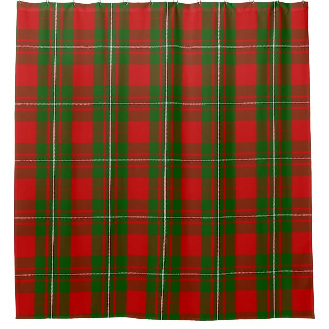 Scottish Clan MacGregor Tartan Kariert Duschvorhang (Vorderseite)