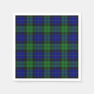 Scottish Clan MacKay Tartan Napkin Serviette