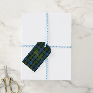 Scottish Clan MacKenzie Tartan Gold Name/Monogram Geschenkanhänger