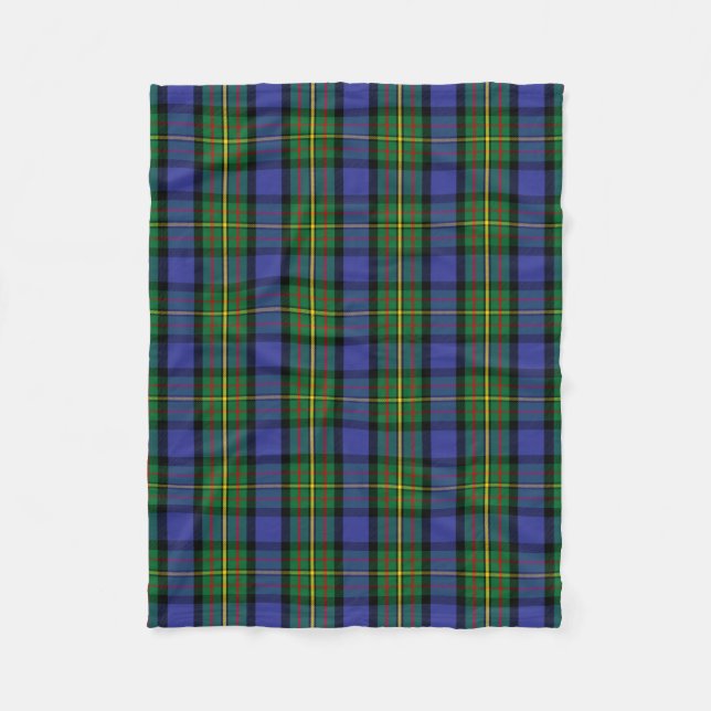 Scottish Clan MacLaren Tartan Kariert Fleecedecke (Vorderseite)