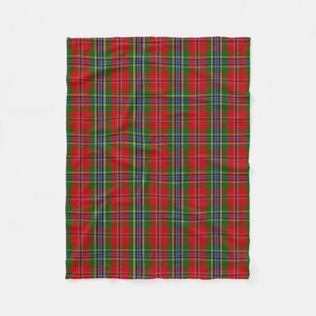 Scottish Clan MacLean von Duart Tartan Kariert Fleecedecke (Vorderseite)
