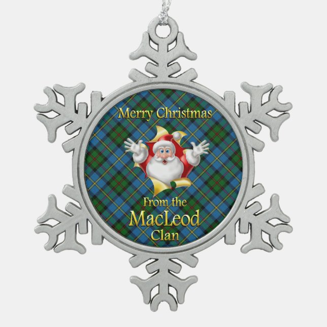 Scottish Clan MacLeod Christmas Ornament (Vorderseite)