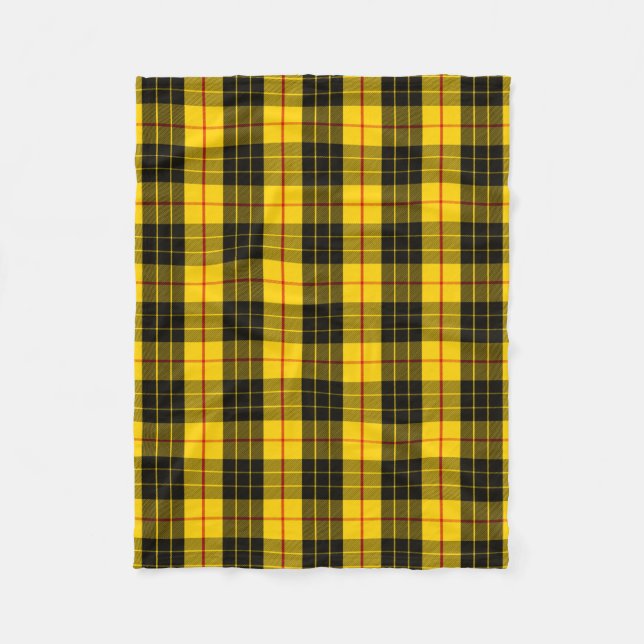 Scottish Clan MacLeod Tartan Kariert Fleecedecke (Vorderseite)