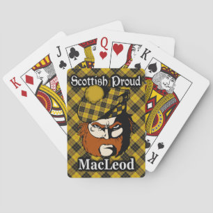 Scottish Clan MacLeod Tartan Spielkarten